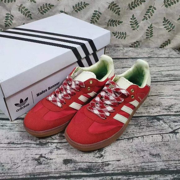 adidas Shoes - Adidas x Wales Bonner Red Samba Scarlett Red